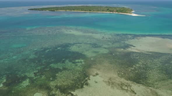 Tropical Island Magalawa with Beach