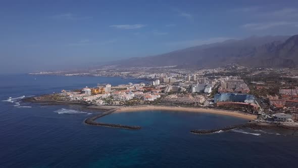 Aerial View of Los Christianos Resort, Tenerife