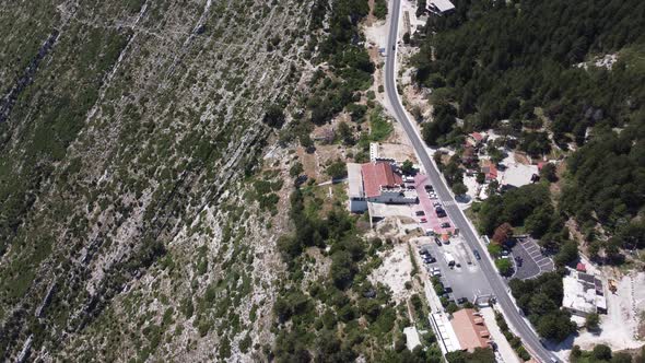 Road in the Mountains of Albania