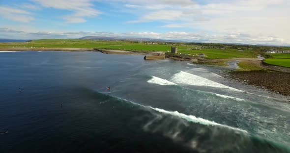 Beautiful view of sea waves 