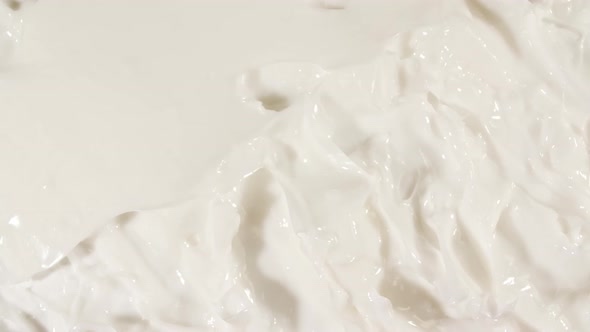 Liquid Cream White Cosmetic Texture