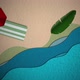 Paper cutout Beach - VideoHive Item for Sale