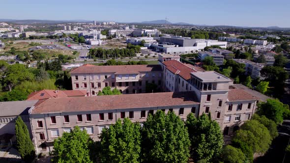 Monastery in the south of France, Montpellier.