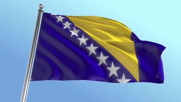 Bosnia And Herzegovina Flag