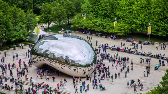 4K Chicago Park