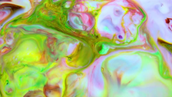 Abstract Colorful Invert Sacral Paint  Exploding Texture 247