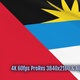 Antigua and Barbuda waving flag transition 4k and 1080 HD footage with alpha channel - VideoHive Item for Sale