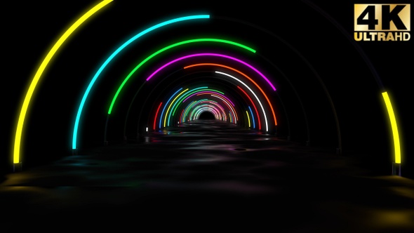 Abstract Rotating Neon Light 7 Pack alt