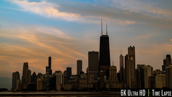 6K Chicago Lakefront Sunrise Time-Lapse