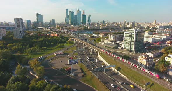 Skyscrapers of Moscow, Aerial Flights