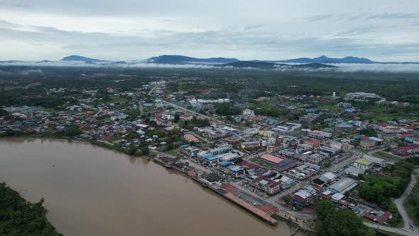 The Towns of Sarawak, Borneo, Malaysia