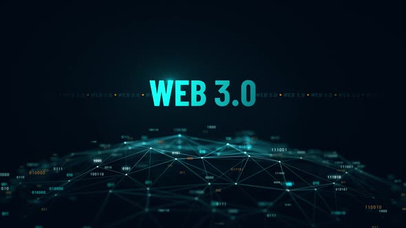 Web 3.0 Digital Technology Globe Animation 4K