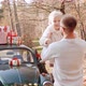 Daddy is Circling His Daughter - VideoHive Item for Sale
