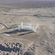 4K Aerial Shot Of  'The Boundless' Installation Art Standing In Desert - VideoHive Item for Sale