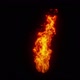 Burning fire. Realistic fire on black background. Power of nature. - VideoHive Item for Sale