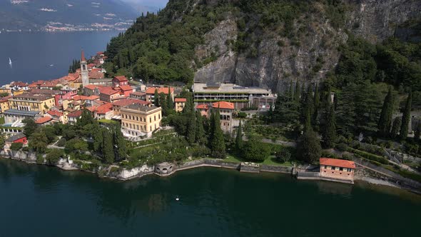 Lake Como Villa Aerial