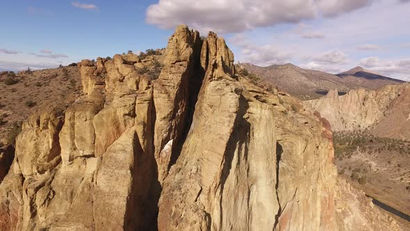 Aerial view of Smith Rock, Oregon