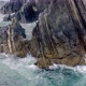 Two limestone rocks in the sea at Portugal coast - VideoHive Item for Sale