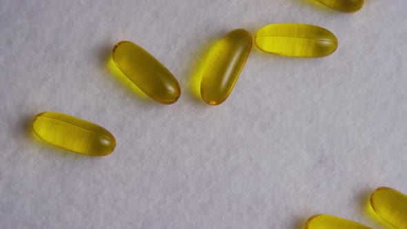 Rotating stock footage shot of vitamins and pills - VITAMINS 0059