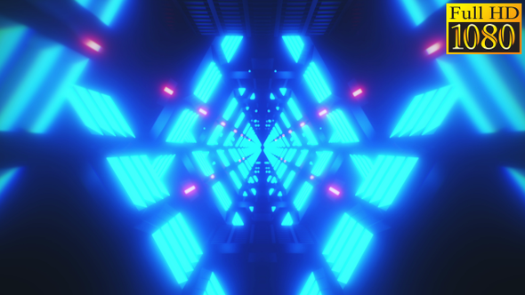 Tunnel Retrowave Vj Loops Pack V1