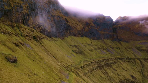 The Dramitic Mountains Surrounding the Gleniff Horseshoe Drive in County Sligo - Ireland