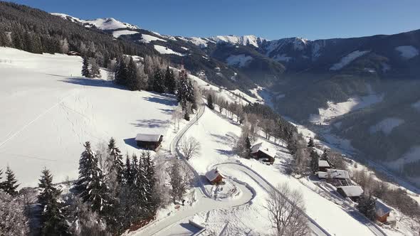 Aerial view of Zell am See