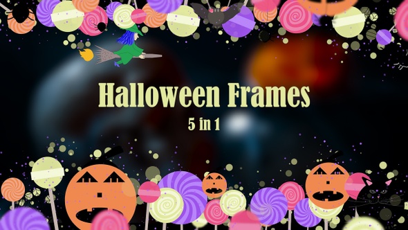 Halloween Frames - 5 In 1