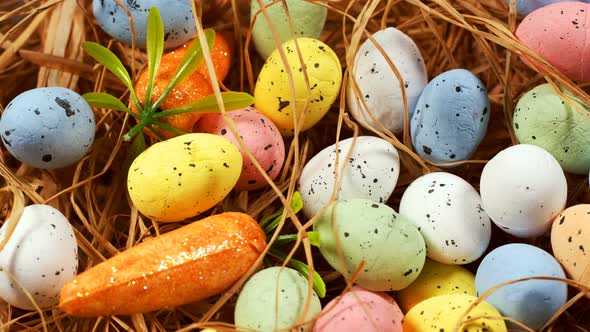 Colorful Traditional Celebration Easter Paschal Eggs 33