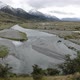 Tasman River and depressing cloudscape near Mount Cook, New Zealand - VideoHive Item for Sale
