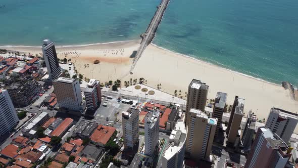 Downtown Fortaleza state Ceara Brazil. Travel destination. Tropical scenery