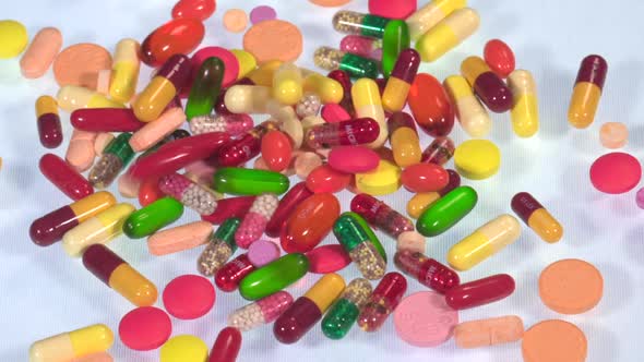 Colored Pills Assortment 