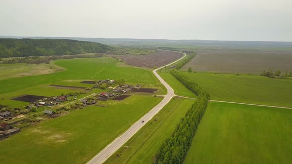 Road Near Village