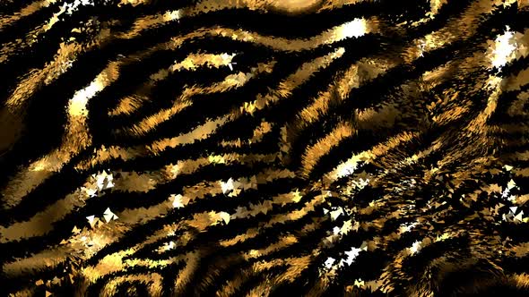 Gold Zebra Pattern