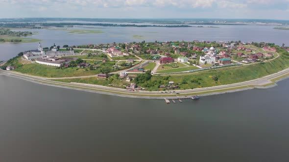 A Town-island Sviyazhsk in Russia - Several Religious Buildings