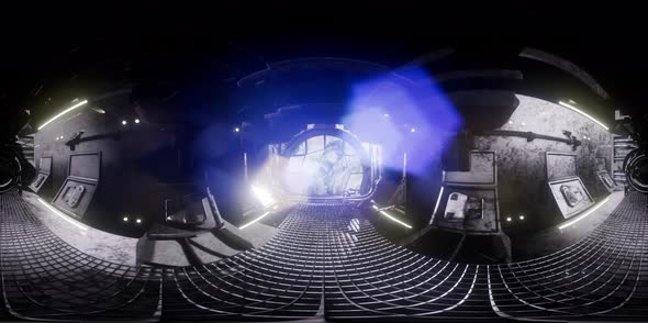 International Space Station Orbiting Earth in Virtual Reality alt