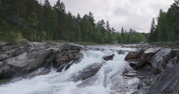 Rapids waterfall lake water norway nature