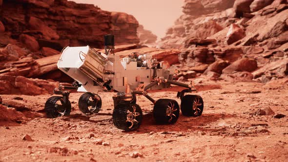 Mars Rover Perseverance Exploring the Red Planet