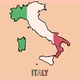 Italy Cartoon Map - VideoHive Item for Sale