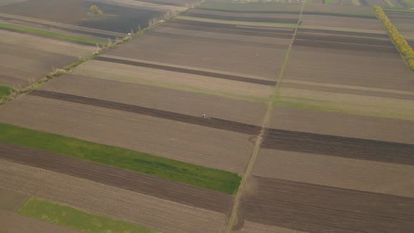 Countryside Aerial View Landscape