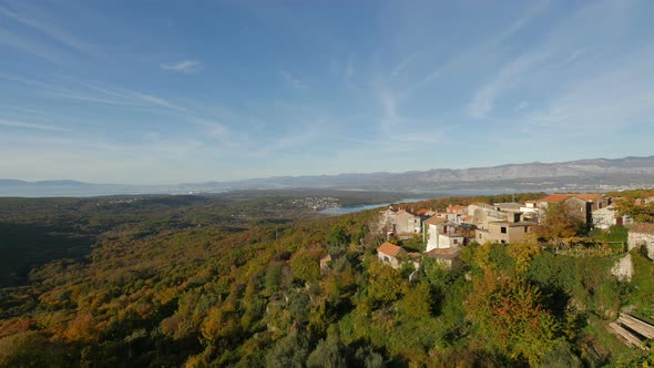 Panoramic view of Krk Island