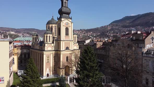 Serbian Orthodox Cathedral In Sarajevo