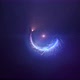 Blue Glowing Space Trail Stars Moving Loop Background - VideoHive Item for Sale