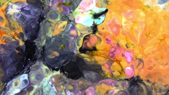 Psychedelic Sacral Paint Texture Background  alt