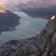 Kotor Bay fiord amongst high rocky mountains at late afternoon in Montenegro. Aerial wide view - VideoHive Item for Sale