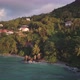 Beach at Seychelles aerial view - VideoHive Item for Sale