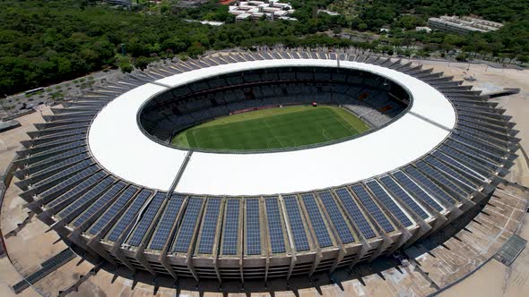 Sports centre at Belo Horizonte Minas Gerais Brazil. Landmark of city.