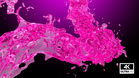Twisted Pink Water Splash V1