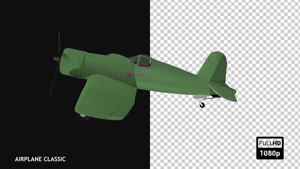 Airplane Classic Green