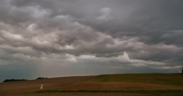 Dramatic Clouds  Field