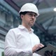 Engineer Is Using Tablet Pc In Factory - VideoHive Item for Sale